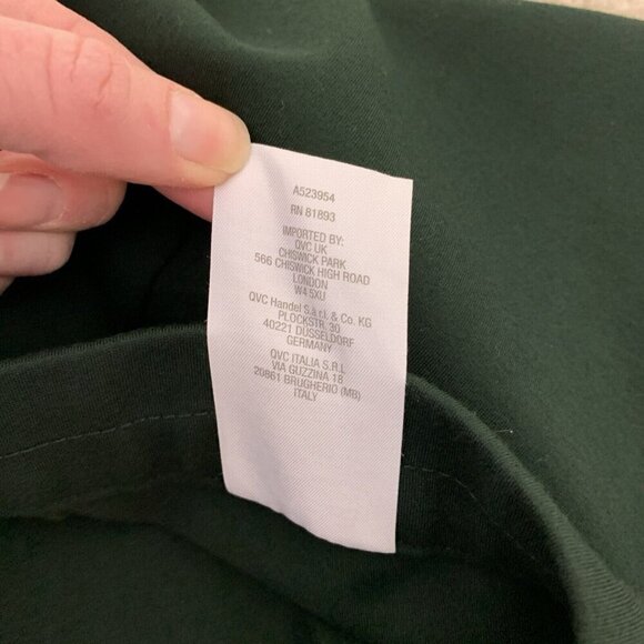 Susan Graver Womens Pants 2X Tall Pull On Green Stretch Smart Ponte Slim Leg - Picture 8 of 15